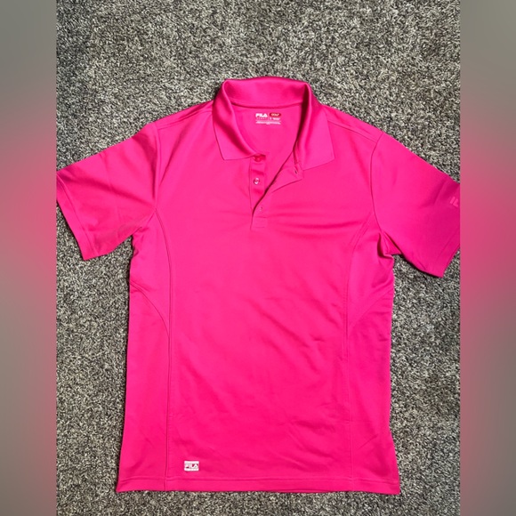 Women's FILA Sport Pink Golf Top Size Small - Picture 2 of 5